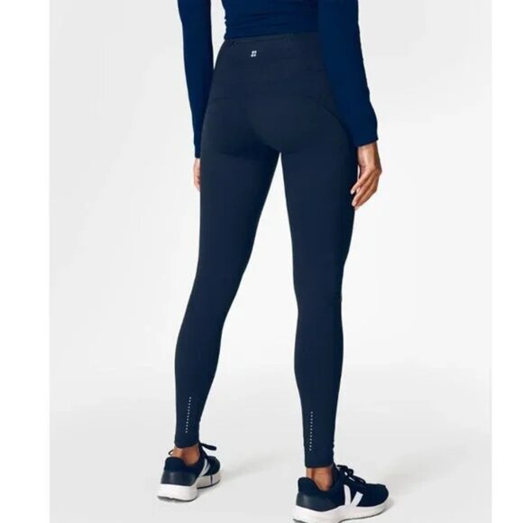 Sweaty Betty Eco Therma Full Length Navy Blue Leggings SB6783 Size Small 4-6 - Picture 3 of 15